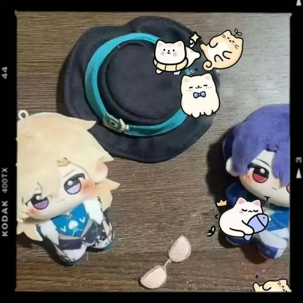 HSR Aventurine Dr. Ratio Plush Dolls, 10Cm Cotton Dolls, Cute Character Collecti